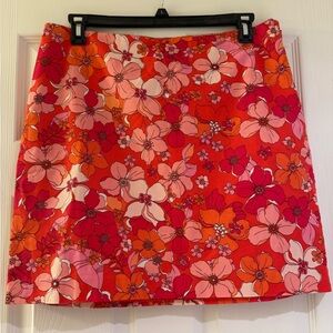 Talbots Floral Pink Women's Skirt